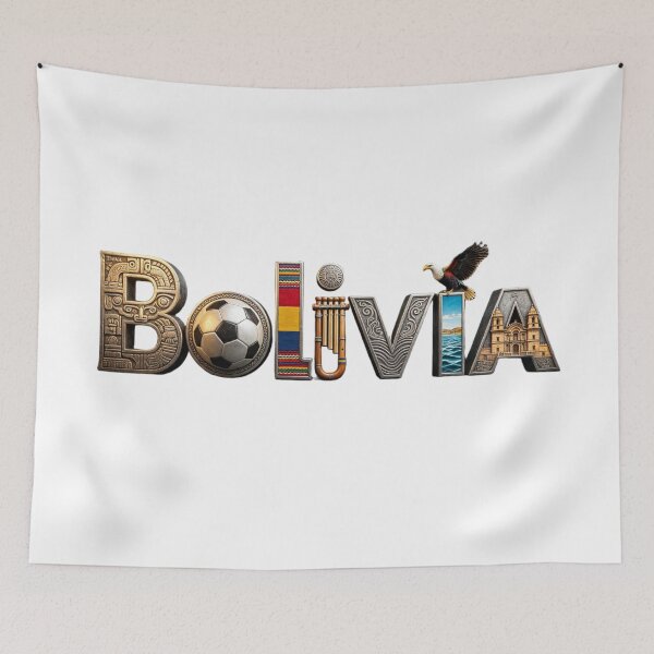 Item preview, Bolivia – Culture & Heritage Word Art designed and sold by VladisWorld.