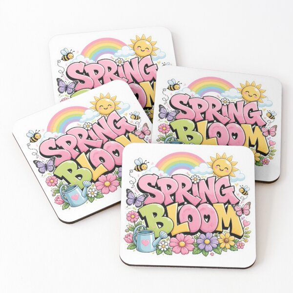Item preview, SPRING BLOOM Floral Graffiti Design | Cute Spring Sticker | Botanical Aesthetic Vinyl Decal | Colorful Flower Lover Gift designed and sold by Stylestickers55.