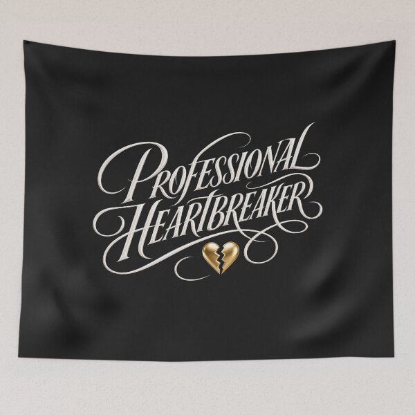 Item preview, Professional Heartbreaker - Edgy Luxury Fashion T-Shirt designed and sold by Aliplus+.