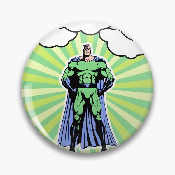 Item preview, Green Superhero on Alert designed and sold by FanFest.