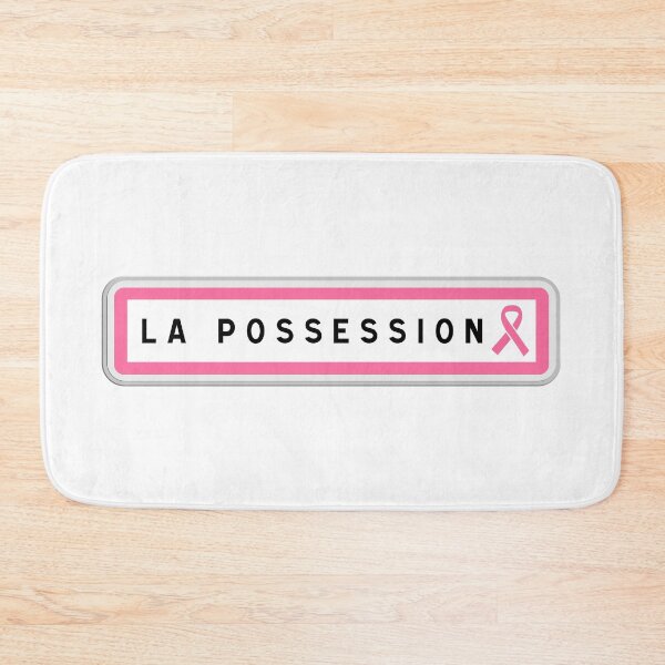 Item preview, La Possession Pink October sign – Reunion Island, Reunion Island designed and sold by Panneaux et signalisations - NPOITEVIN.