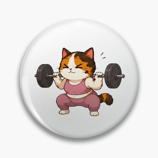 Item preview, Cozy Cute Calico Cat Gym - Leg day designed and sold by Lunexa-Lab.