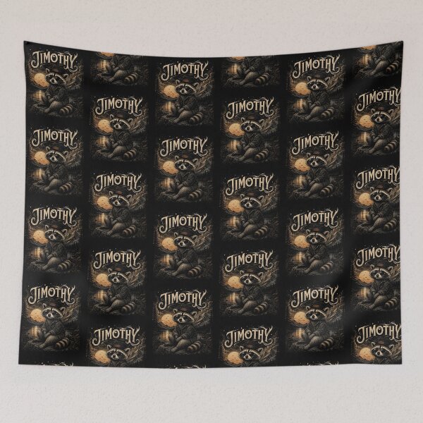 Item preview, Cool Jimothy Raccoon | Retro Street Style Funny Trash Panda  designed and sold by SOUFIANE1991.