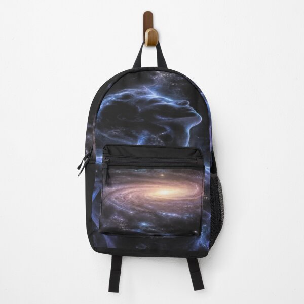 Item preview, The Soul Made of Stardust, Cosmic Being Contemplating the Galaxy - Spiritual Art of the Universe designed and sold by RAYBIL.