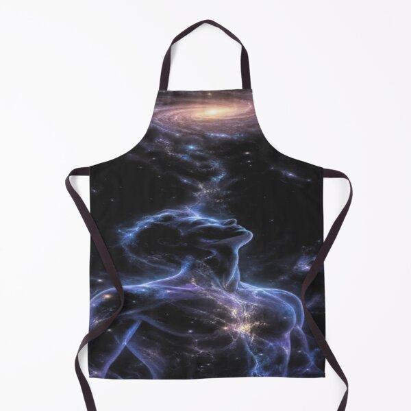 Item preview, The Soul Made of Stardust, Cosmic Being Contemplating the Galaxy - Spiritual Art of the Universe designed and sold by RAYBIL.