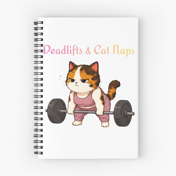 Item preview, Cozy Cute Calico Cat Gym - Deadlift designed and sold by Lunexa-Lab.