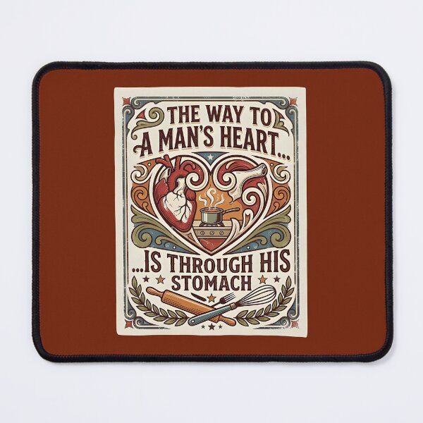 Item preview, The way to a man's heart is through his stomach designed and sold by ParadoxParadox.