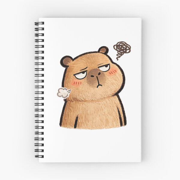 Item preview, Annoyed Capybara | Cute Eye Roll Kawaii Capybara Sticker & Funny Animal T-Shirt designed and sold by Atum&Art.