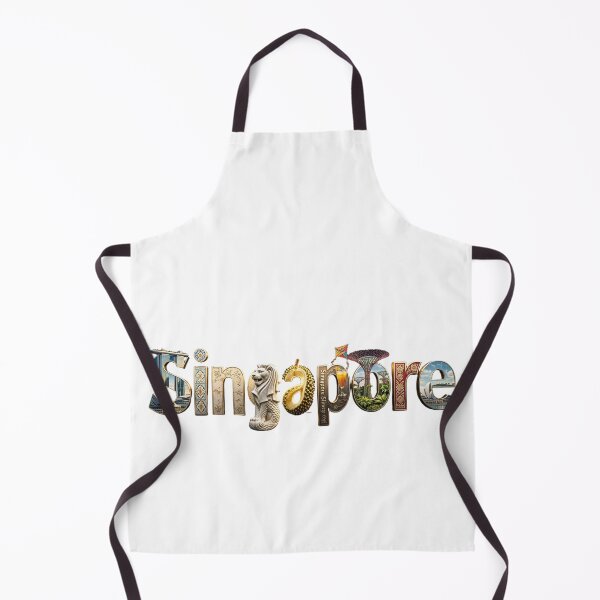 Item preview, Singapore – Culture & Landmarks Word Art designed and sold by VladisWorld.