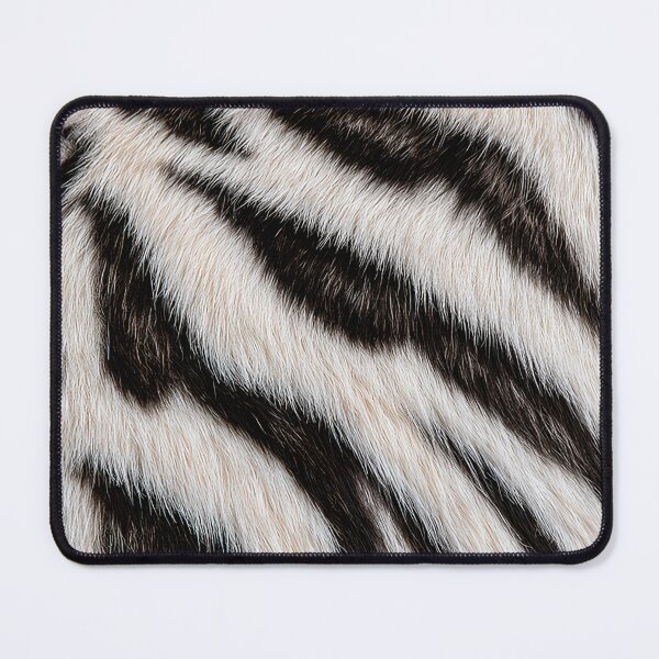 Item preview, Realistic Black & White Tiger Stripe Print designed and sold by Nine Lives Studio.
