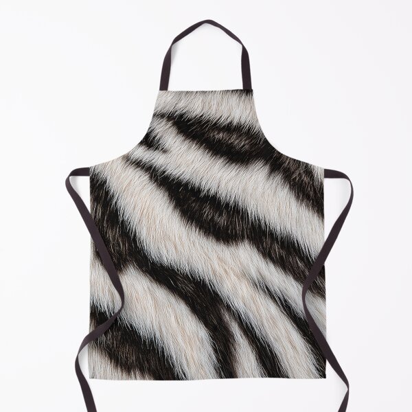 Item preview, Realistic Black & White Tiger Stripe Print designed and sold by Nine Lives Studio.