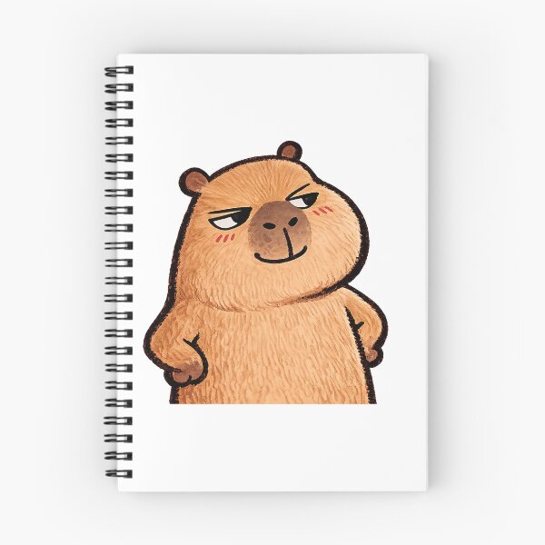 Item preview, Smug Capybara | Cute Sassy Kawaii Capybara Sticker & Funny Animal T-Shirt designed and sold by Atum&Art.