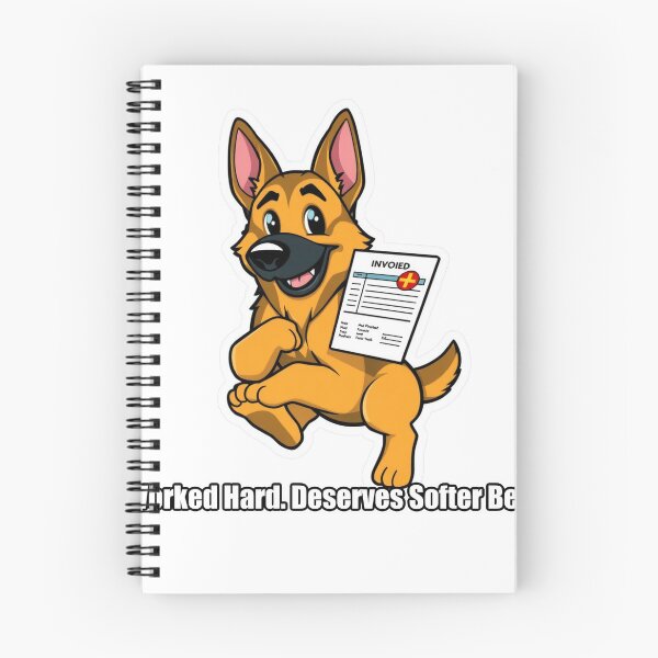 Item preview, German Shepherd - Worked Hard Deserves Softer Bed - Funny GSD Gift designed and sold by pawdrops.