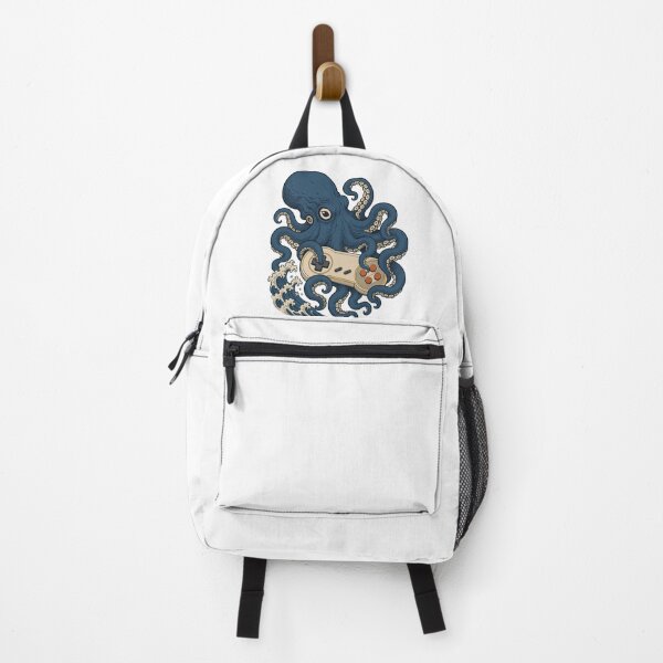 Item preview, Octo-Control Ukiyo-E Octopus Retro Gaming Design designed and sold by MOSIDRIP™.