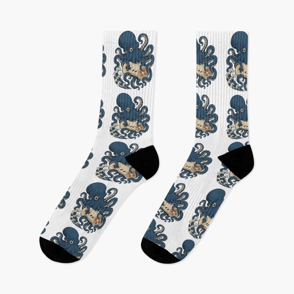 Item preview, Octo-Control Ukiyo-E Octopus Retro Gaming Design designed and sold by MOSIDRIP™.