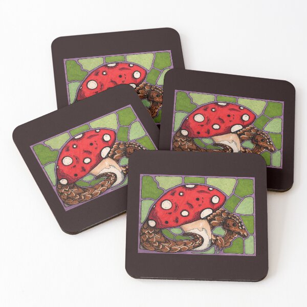 Item preview, Pangolin and Amanita designed and sold by WuduStudio.