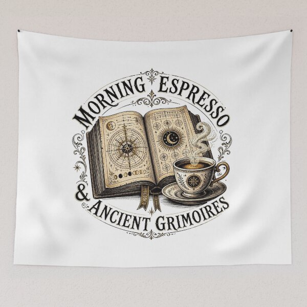 Item preview, Ancient Grimoires Morning Vintage Dark Academia designed and sold by Coffread.