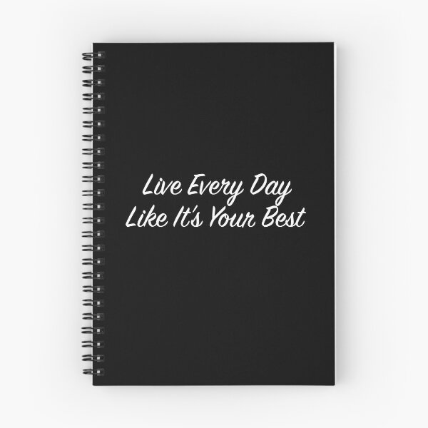 Item preview, Live Every Day Like It's Your Best designed and sold by TypeAndThread.