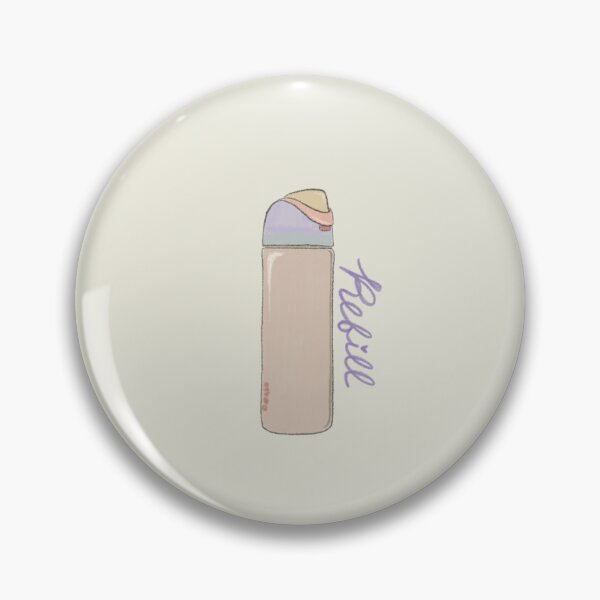 Item preview, Aesthetic water bottle ‘Refill’ designed and sold by SnailTrailCo.
