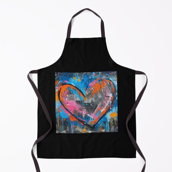 Item preview, Graffiti Colorful Heart Design On Urban City Wall designed and sold by DEC02.