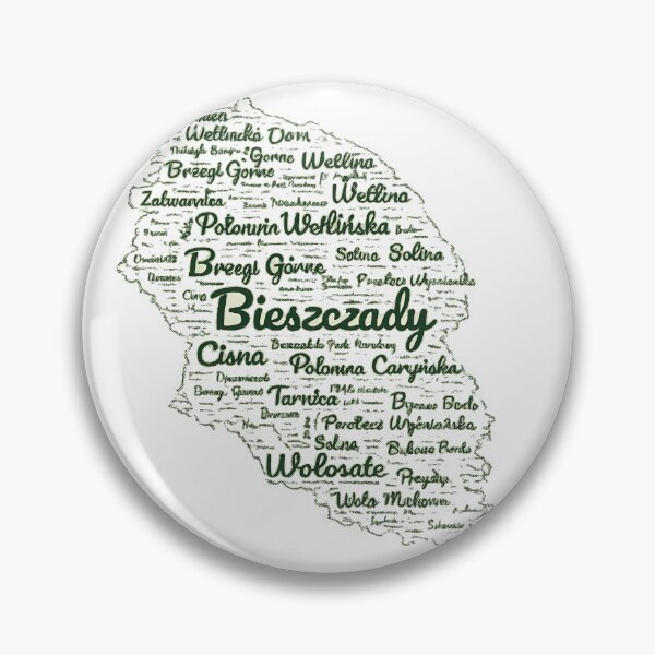 Item preview, Bieszczady Word Art Shapecloud SVG PNG | Polish Mountains Typography Design designed and sold by JMDG Studio.