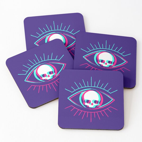 Item preview, Skull Eye - Blue 3D designed and sold by animinimal.