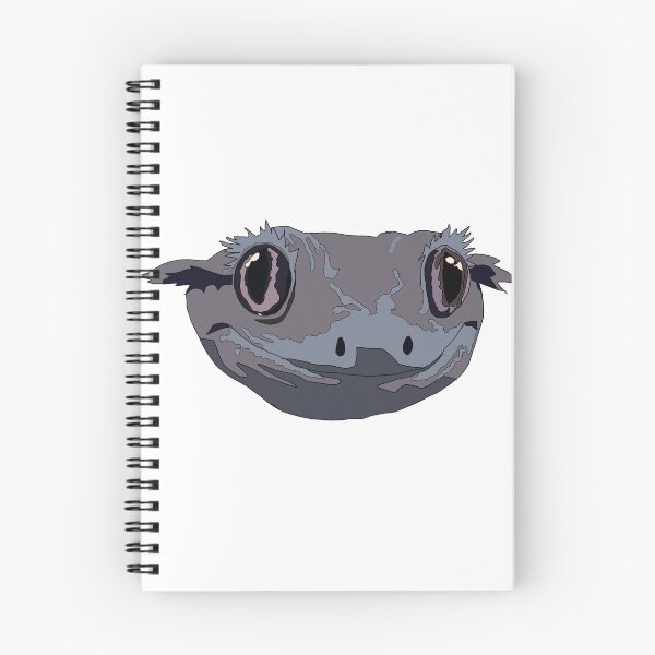 Item preview, Copy of Axanthic crested gecko face designed and sold by LeahcarsArt.