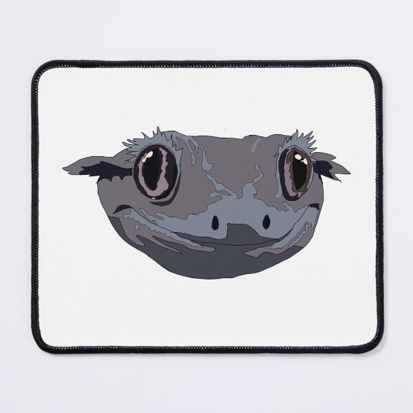 Item preview, Copy of Axanthic crested gecko face designed and sold by LeahcarsArt.