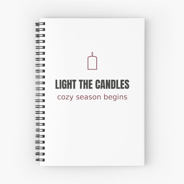 Item preview, Light the Candles - Cozy Candle Season Tee designed and sold by RankShift.
