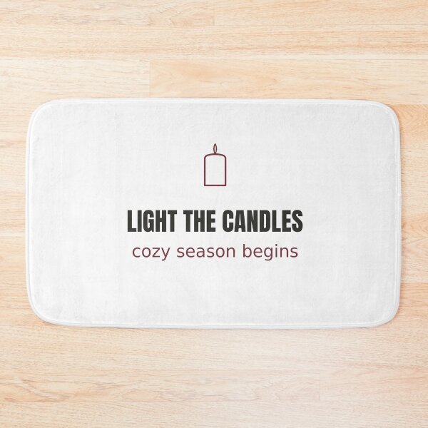 Item preview, Light the Candles - Cozy Candle Season Tee designed and sold by RankShift.