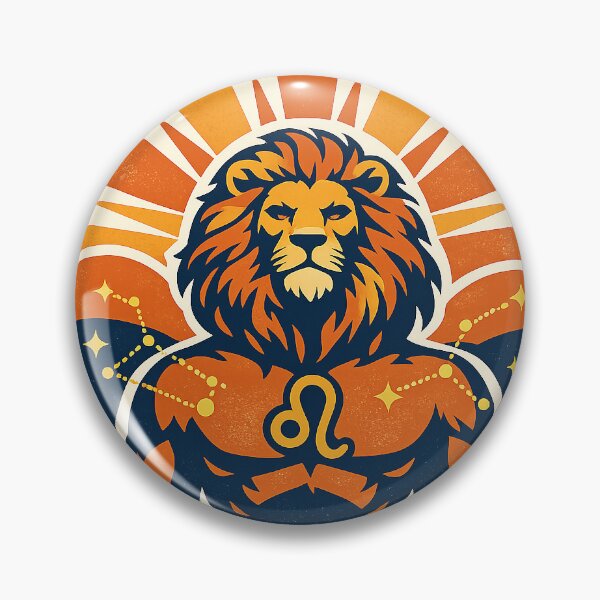 Item preview, Leo Zodiac Leo Sunburst Badge Art designed and sold by Cary-s.