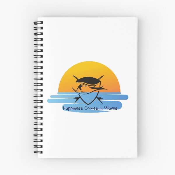 Item preview, Surf Shirt. Happiness Comes in Waves.  Gift for a Surfer, Gift for a Surfing Fan.  Craving Waves, Craving Salt designed and sold by ShrimpAndGrits.