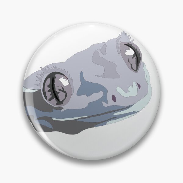 Item preview, Copy of Copy of Axanthic crested gecko face designed and sold by LeahcarsArt.