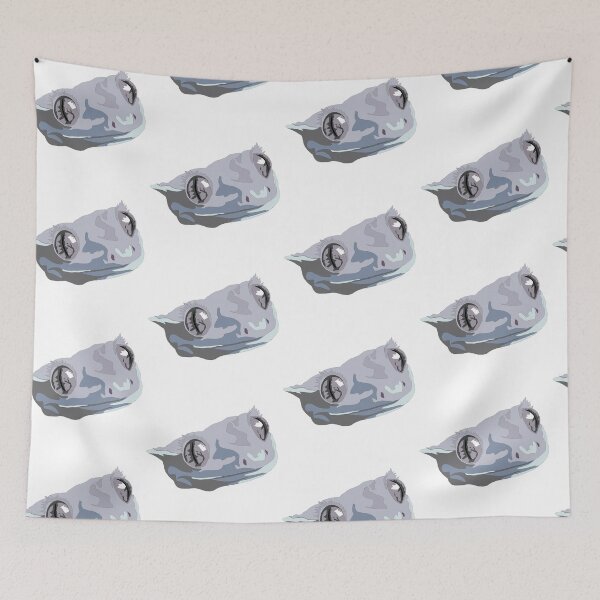 Item preview, Copy of Copy of Axanthic crested gecko face designed and sold by LeahcarsArt.