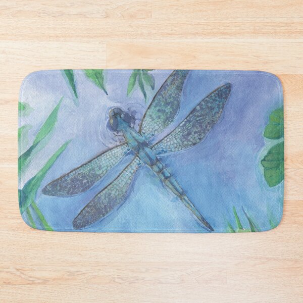 Artikelvorschau, Blaue Libelle (Aquarell) entworfen und verkauft von GreyGnu.