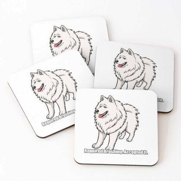 Item preview, Samoyed - Required Brushing Accepted It - Funny Samoyed Gift designed and sold by pawdrops.