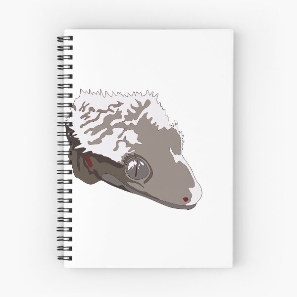 Item preview, Copy of Axanthic crested gecko face designed and sold by LeahcarsArt.