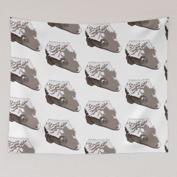 Item preview, Copy of Axanthic crested gecko face designed and sold by LeahcarsArt.