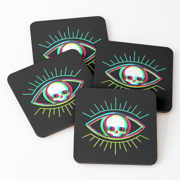 Item preview, Skull Eye - Dark Synthwave 2 designed and sold by animinimal.