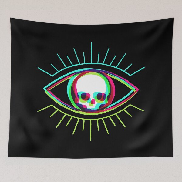 Item preview, Skull Eye - Dark Synthwave 2 designed and sold by animinimal.