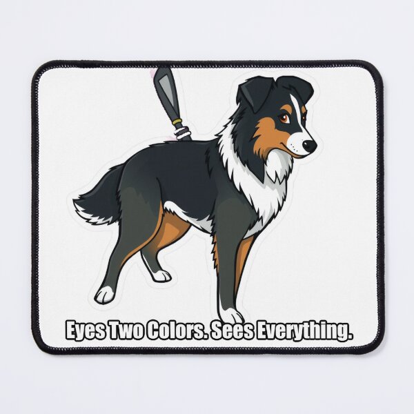 Item preview, Australian Shepherd - Eyes Two Colors Sees Everything - Funny Aussie Gift designed and sold by pawdrops.