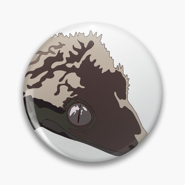 Item preview, Copy of Copy of Axanthic crested gecko face designed and sold by LeahcarsArt.