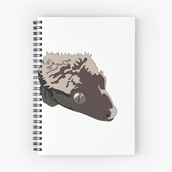 Item preview, Copy of Copy of Axanthic crested gecko face designed and sold by LeahcarsArt.