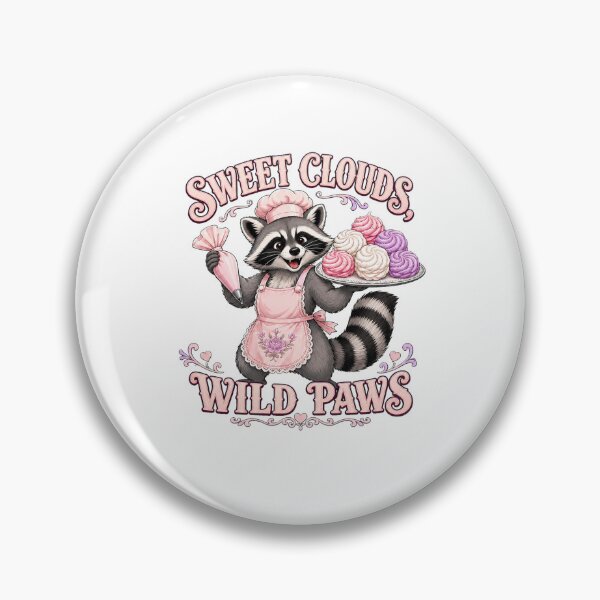 Item preview, Adorable Raccoon Baker in a Sweet Zefir Wonderland designed and sold by Kolibra.
