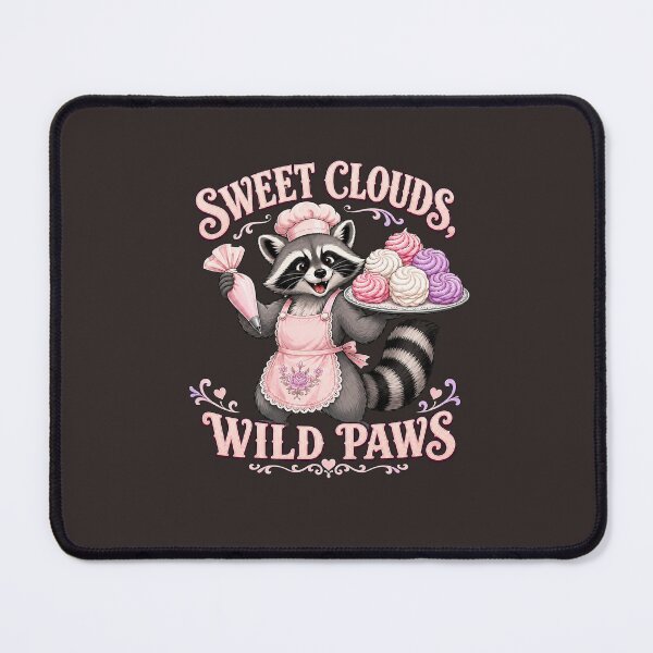 Item preview, Adorable Raccoon Baker in a Sweet Zefir Wonderland designed and sold by Kolibra.