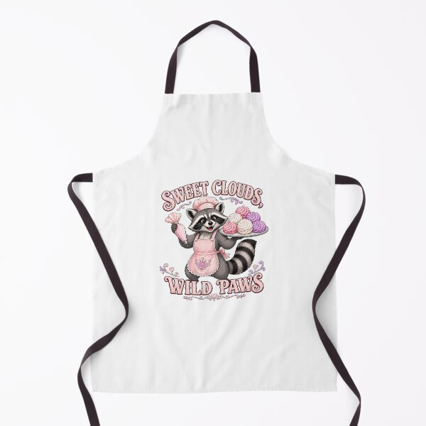 Item preview, Adorable Raccoon Baker in a Sweet Zefir Wonderland designed and sold by Kolibra.