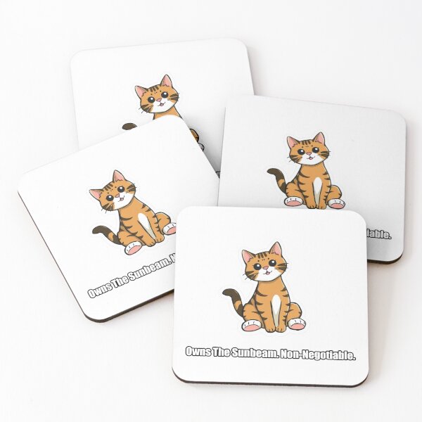 Item preview, Tabby Cat - Owns The Sunbeam Non Negotiable - Funny Cat Gift designed and sold by pawdrops.