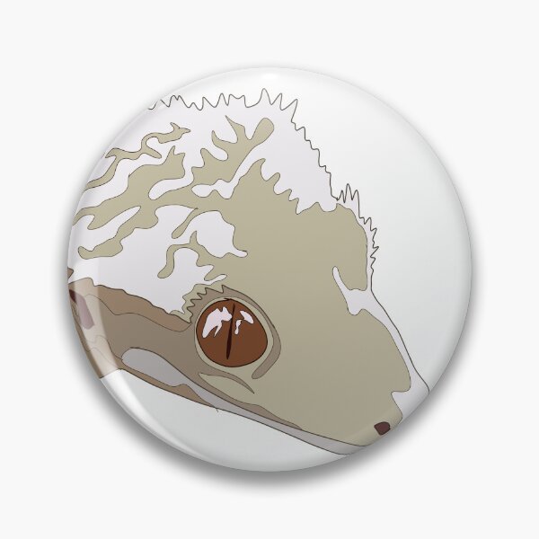 Item preview, Copy of Copy of Copy of Axanthic crested gecko face designed and sold by LeahcarsArt.