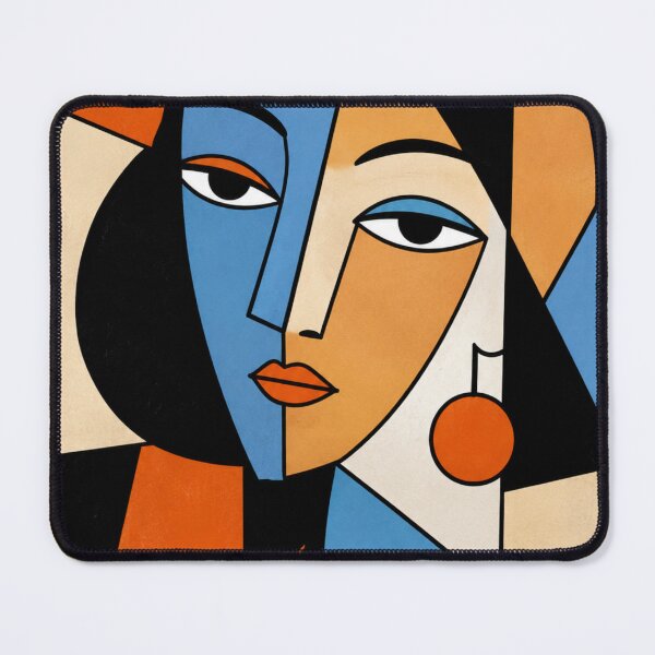 Item preview, Geometric cubist muse designed and sold by BlueBerry45.