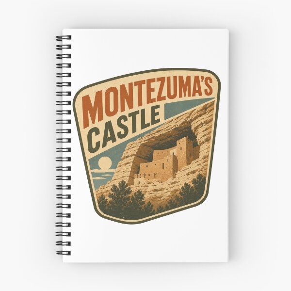 Item preview, Montezuma's Castle National Monument | Vintage Cliff Dwelling Graphic designed and sold by Rewind Society.